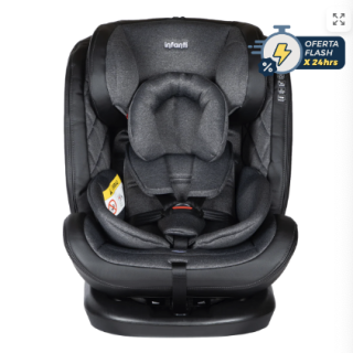 Silla de Auto Convertible I Giro 360° gris oscuro Infanti