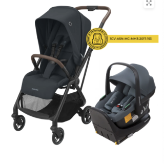 Coche Travel System Leona 2 + Cabriofix Grafito Maxi Cosi